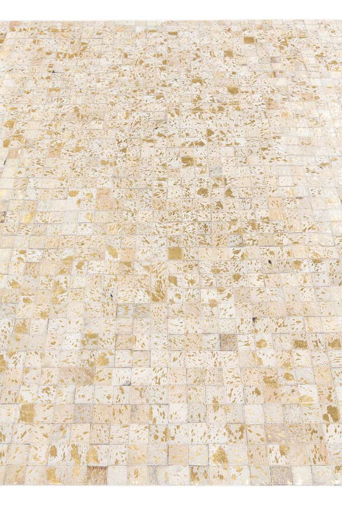 5' 1 x 8' Cowhide Stocks Rug