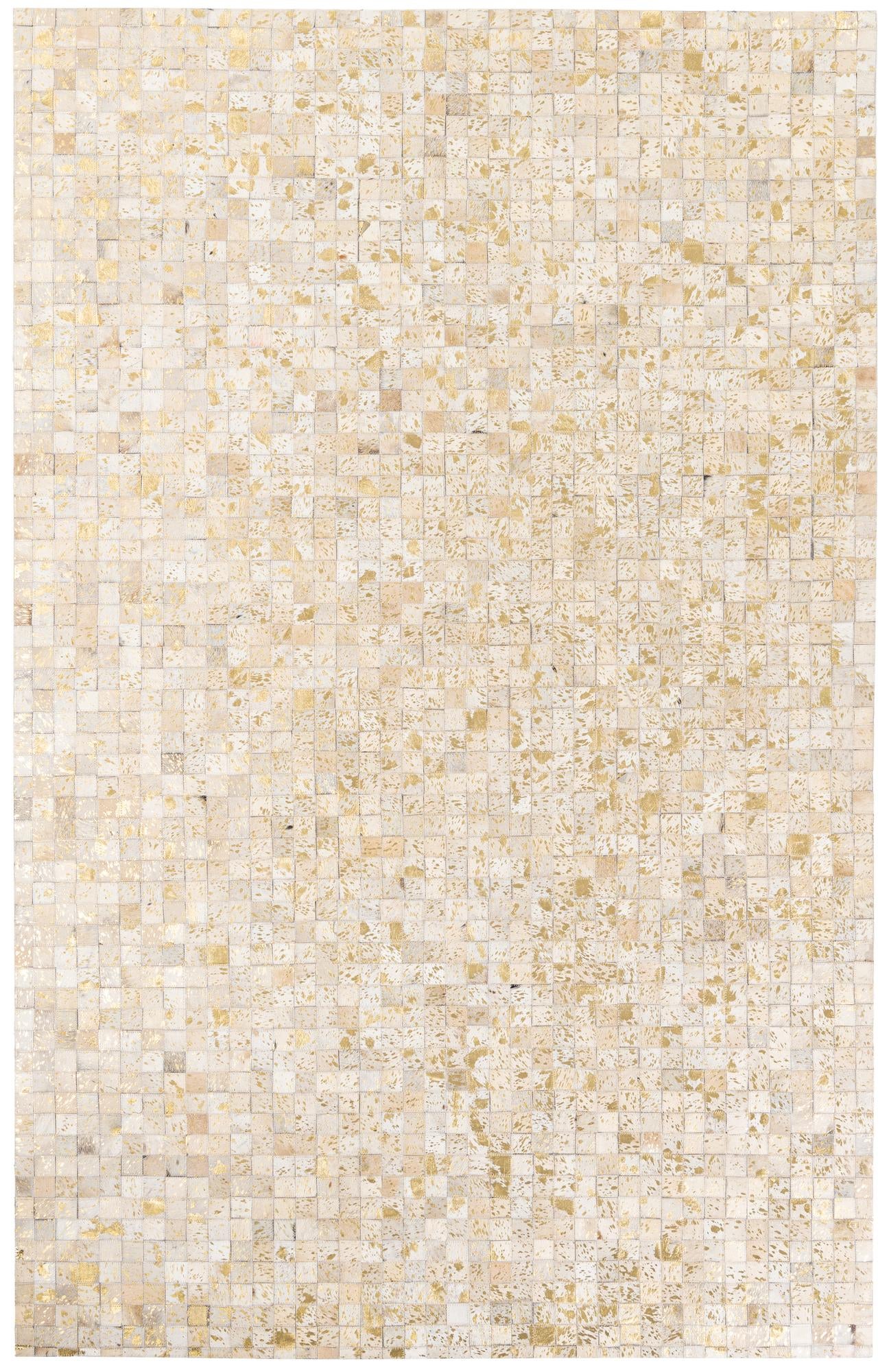 5' 1 x 8' Cowhide Stocks Rug