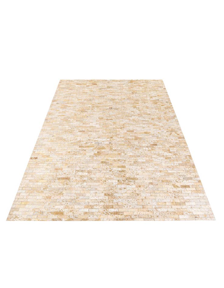 Detail image of 5' 4 x 7' 6 Cowhide Stocks Rug