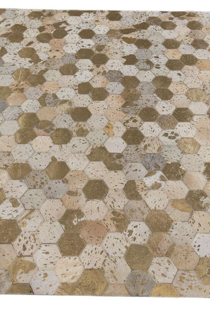 4' 10 x 7' 5 Cowhide Stocks Rug