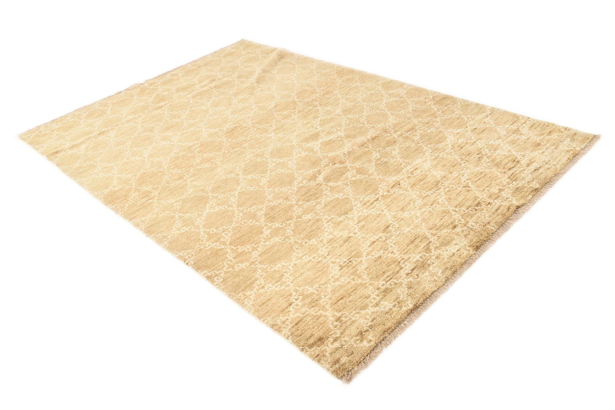 5' 5 x 7' 10 Hand Knotted Darya Wool Rug