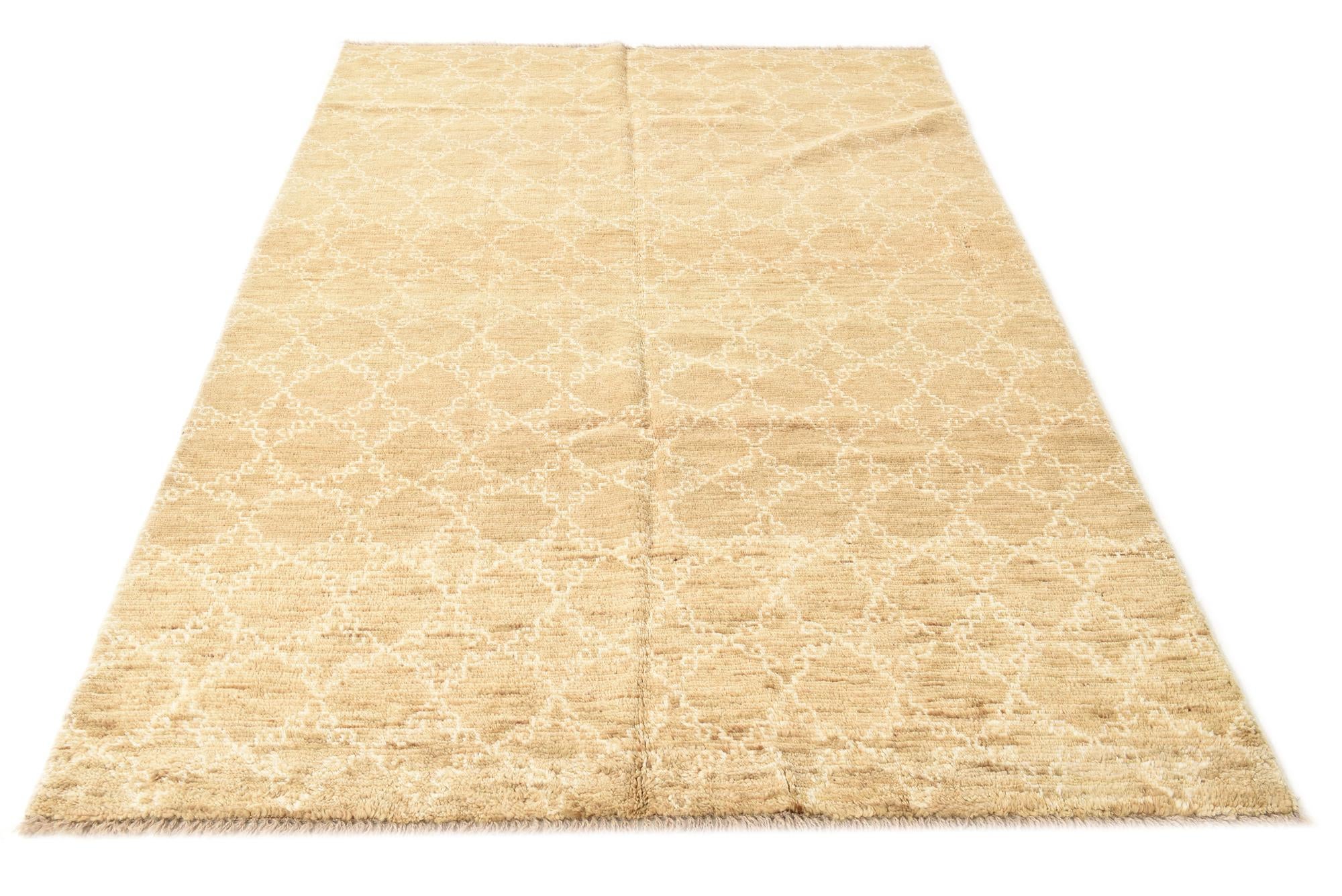 5' 5 x 7' 10 Hand Knotted Darya Wool Rug