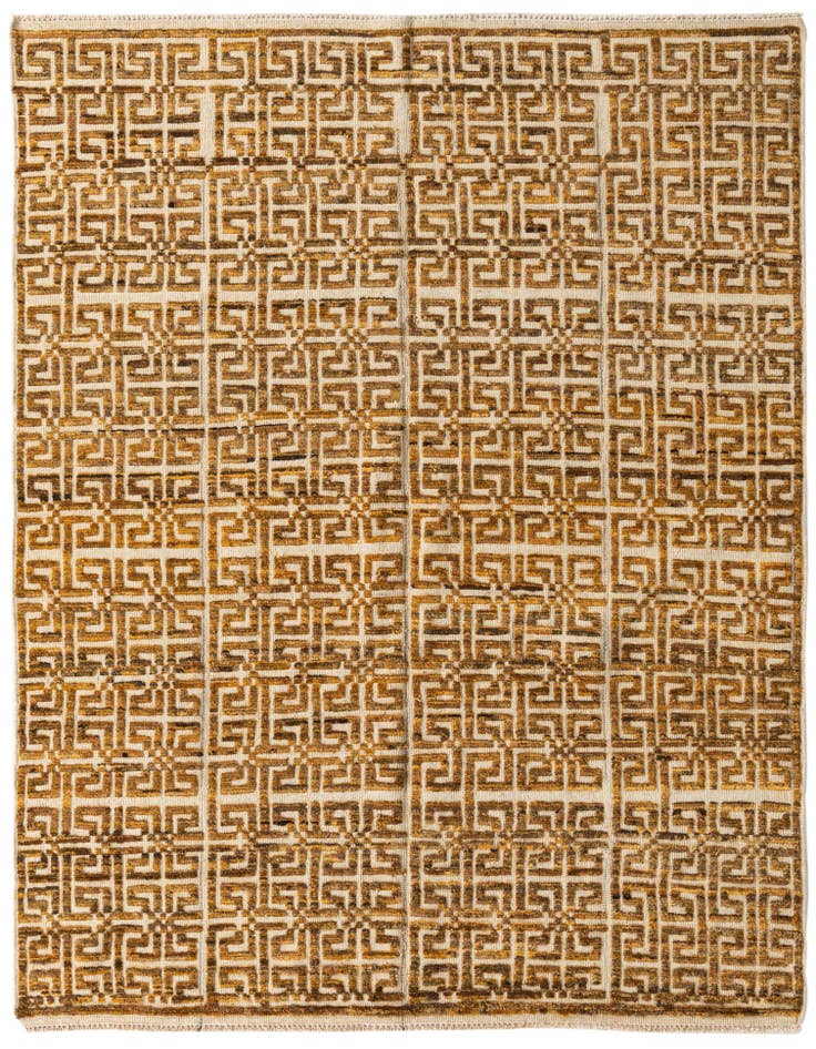 Detail image of 5' 7 x 7' 6 Hand Knotted Darya Wool Rug
