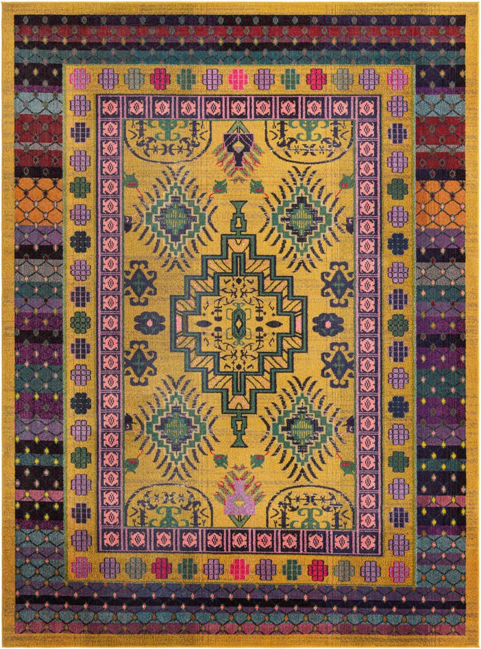 Detail image of 9' x 12' 2 Washable Fleur Rug