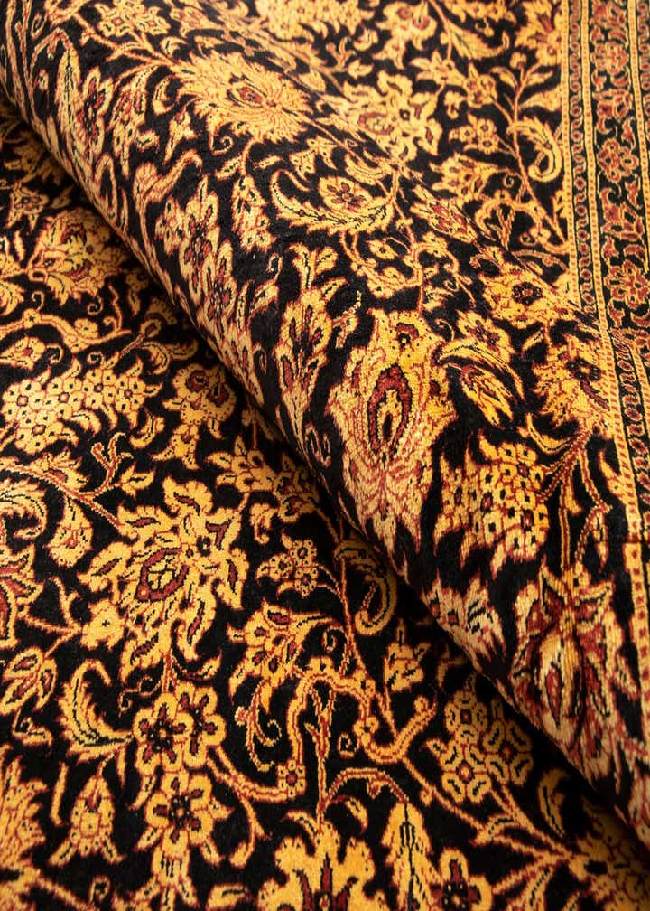 6' 7 x 9' 9 Ghom Silk Rug