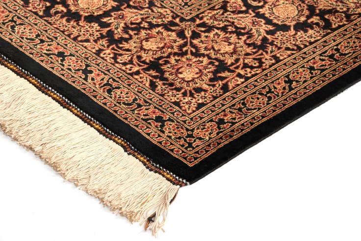 Detail image of 6' 5 x 9' 7 Ghom Silk Rug