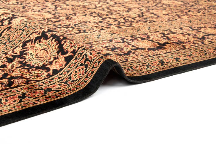 Detail image of 6' 5 x 9' 7 Ghom Silk Rug