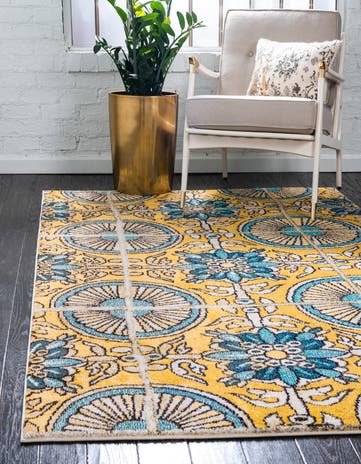 7' x 10' Washable Hyacinth Rug