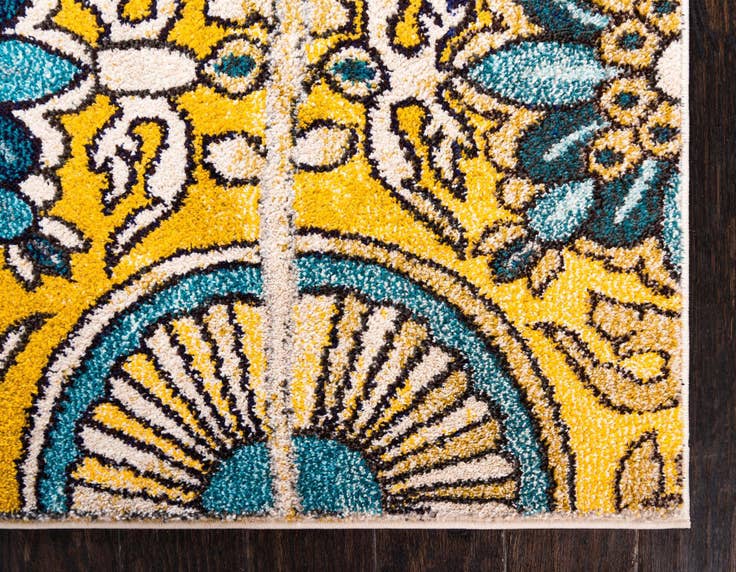 Detail image of 3' 3 x 5' 3 Washable Hyacinth Rug
