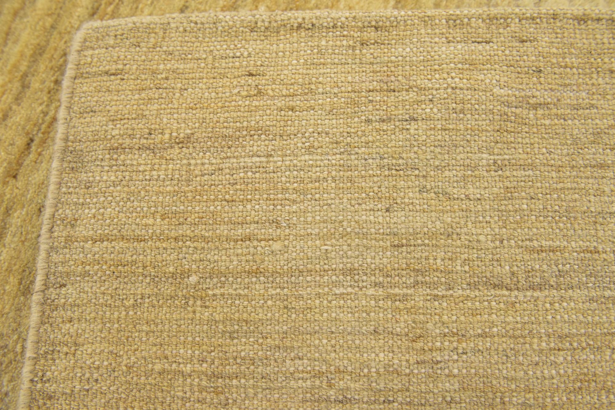 3' 4 x 4' 8 Hand Knotted Kashkuli Gabbeh Wool Rug
