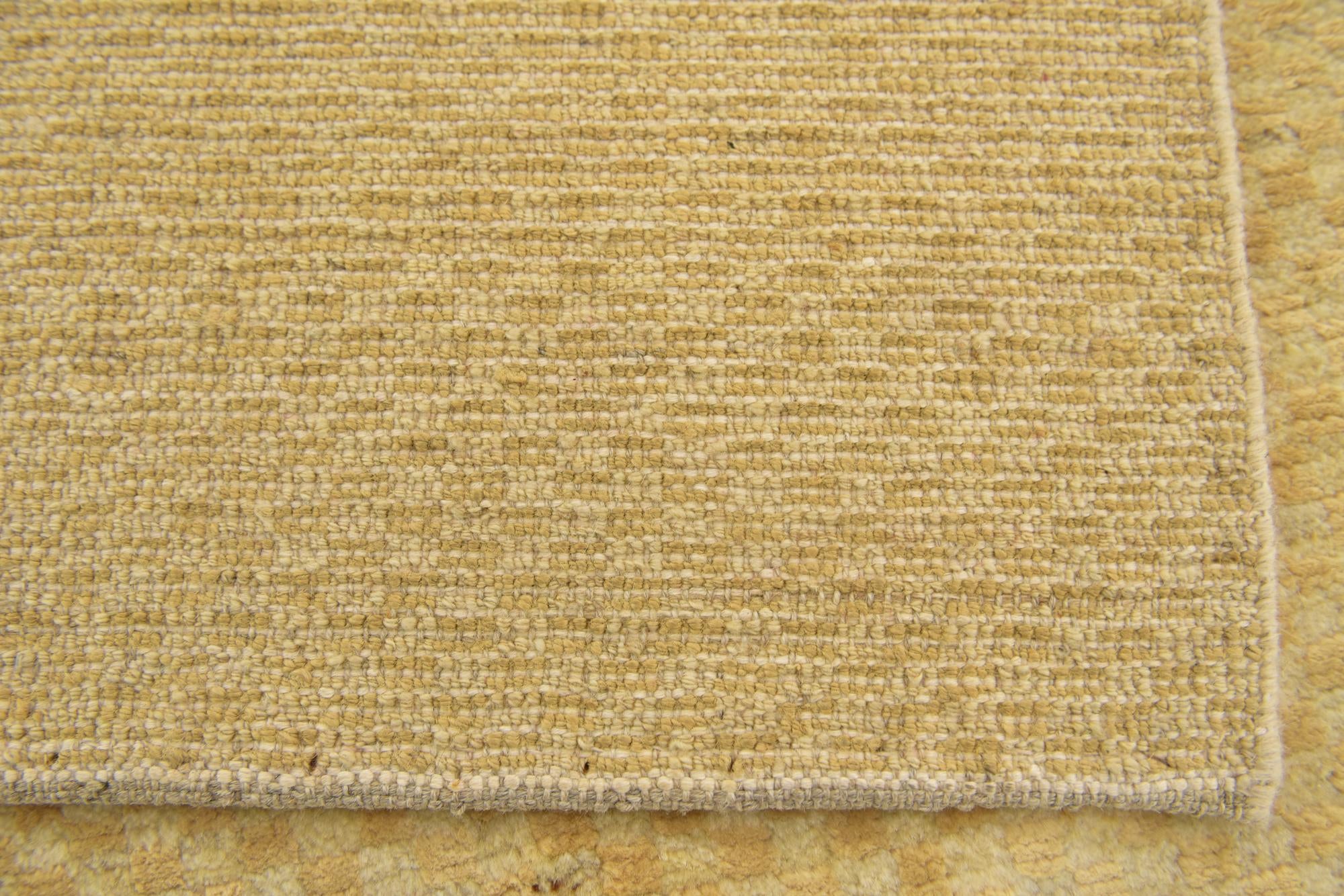 3' 4 x 4' 9 Hand Knotted Kashkuli Gabbeh Wool Rug