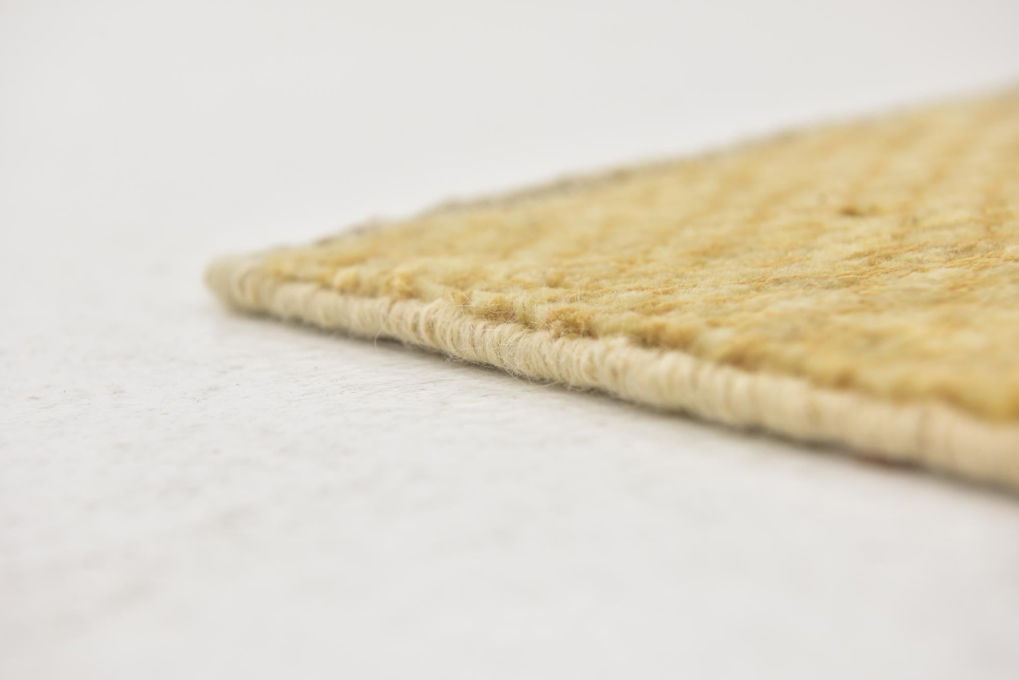 3' 4 x 4' 9 Hand Knotted Kashkuli Gabbeh Wool Rug