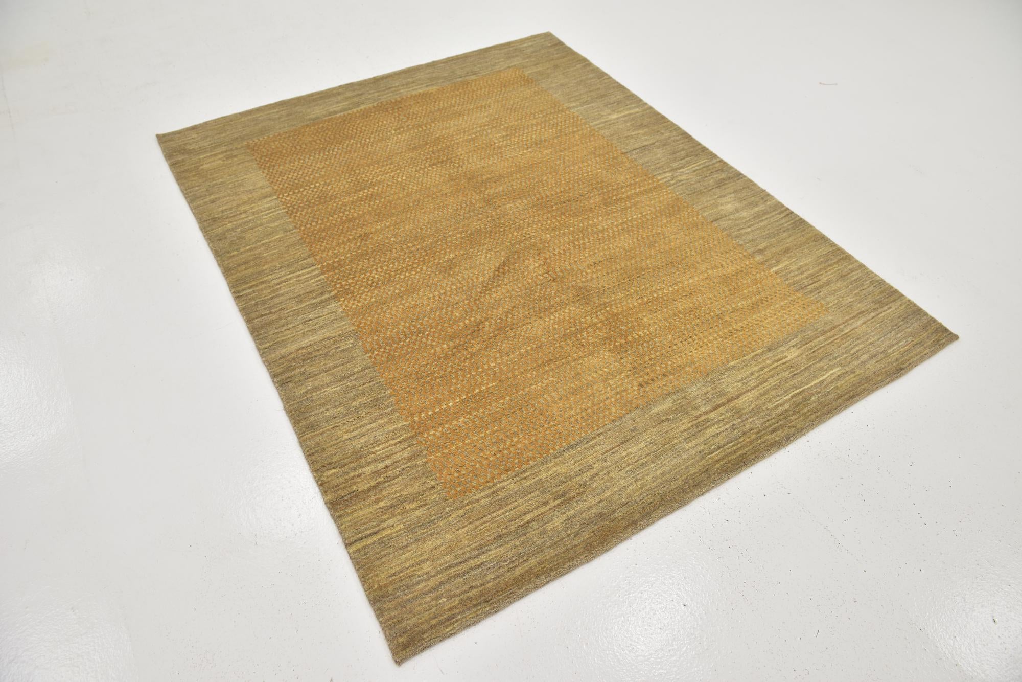 5' x 6' 3 Hand Knotted Kashkuli Gabbeh Wool Rug