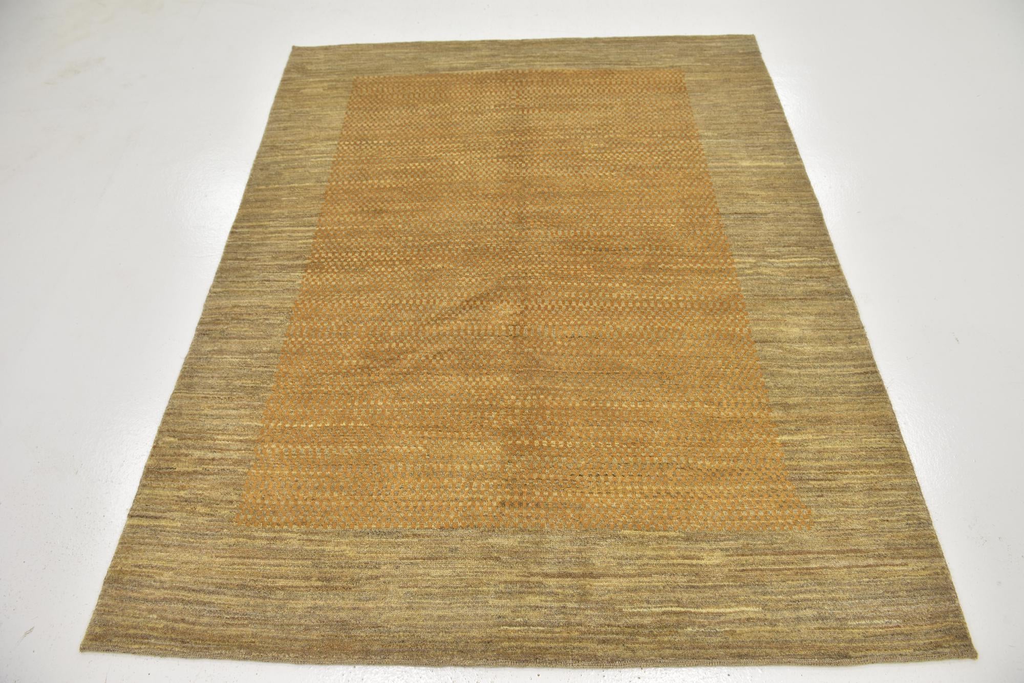 5' x 6' 3 Hand Knotted Kashkuli Gabbeh Wool Rug