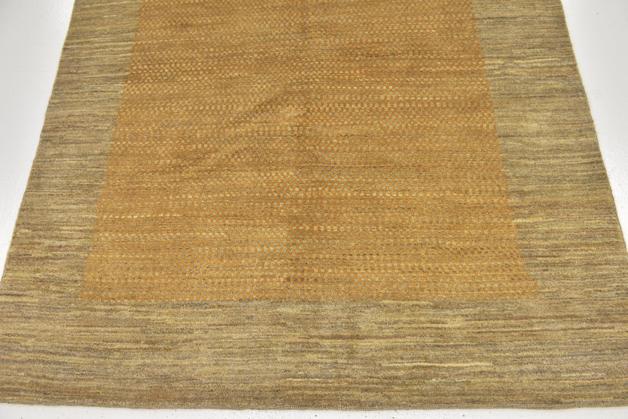 5' x 6' 3 Hand Knotted Kashkuli Gabbeh Wool Rug