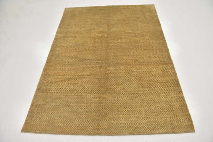 4' 7 x 6' Hand Knotted Kashkuli Gabbeh Wool Rug