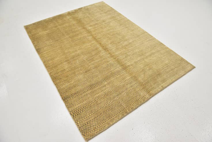 Detail image of 4' 10 x 6' 8 Hand Knotted Kashkuli Gabbeh Wool Rug