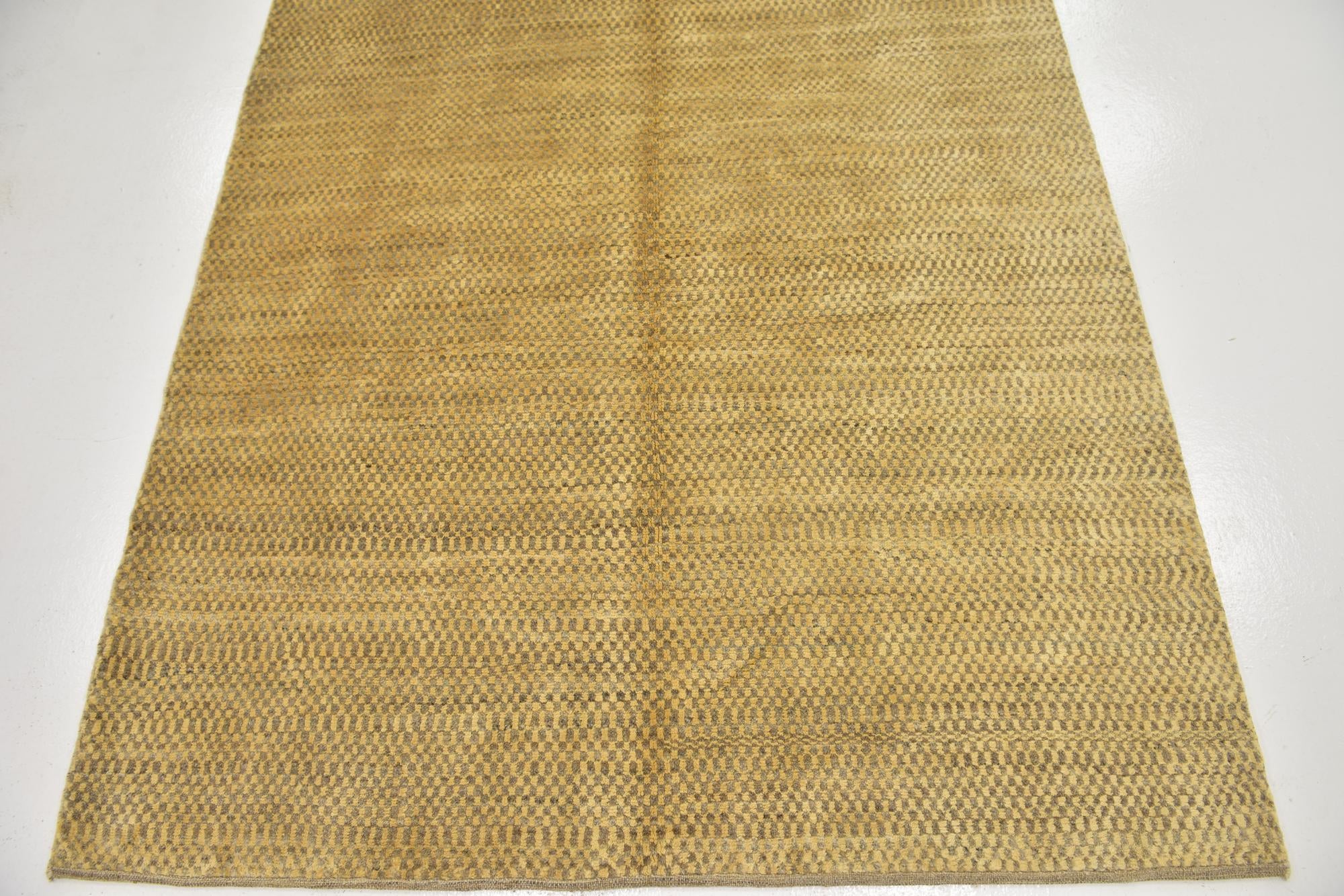 4' 10 x 6' 8 Hand Knotted Kashkuli Gabbeh Wool Rug