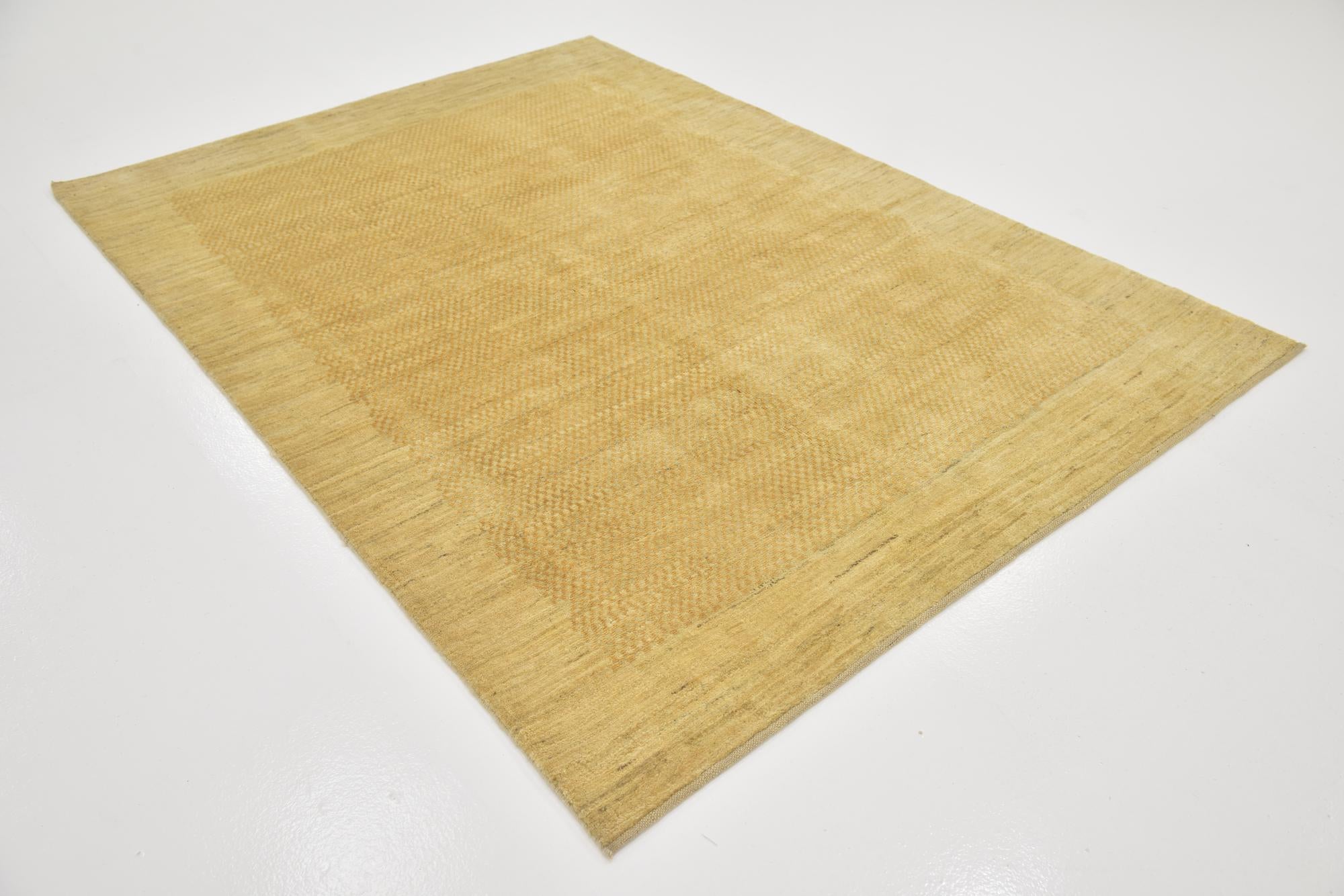 5' 7 x 7' 10 Hand Knotted Kashkuli Gabbeh Wool Rug