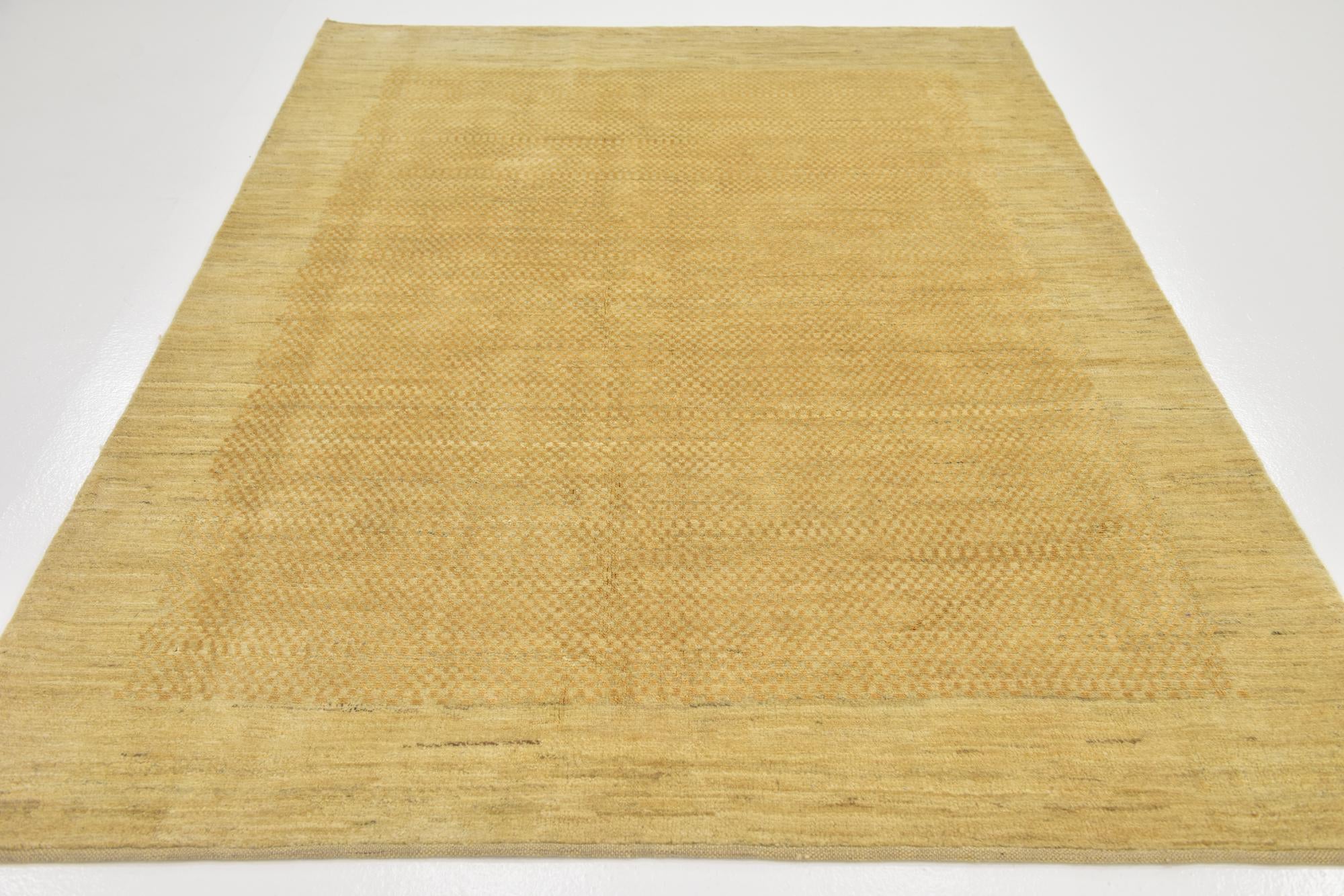 5' 7 x 7' 10 Hand Knotted Kashkuli Gabbeh Wool Rug