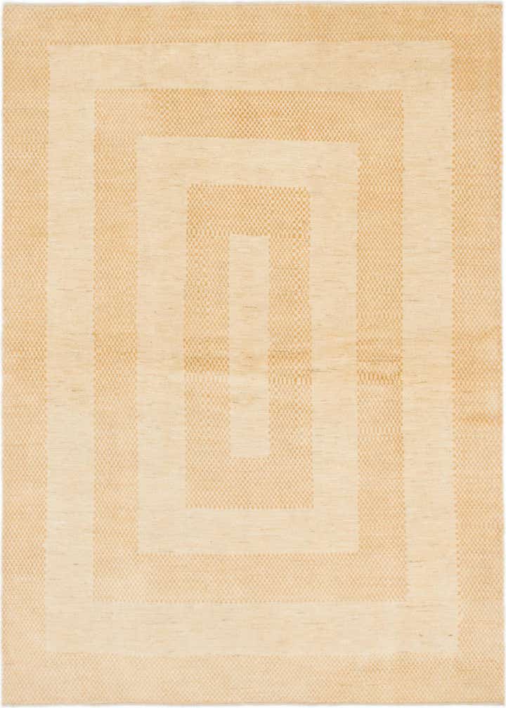 5' 9 x 7' 7 Hand Knotted Kashkuli Gabbeh Wool Rug