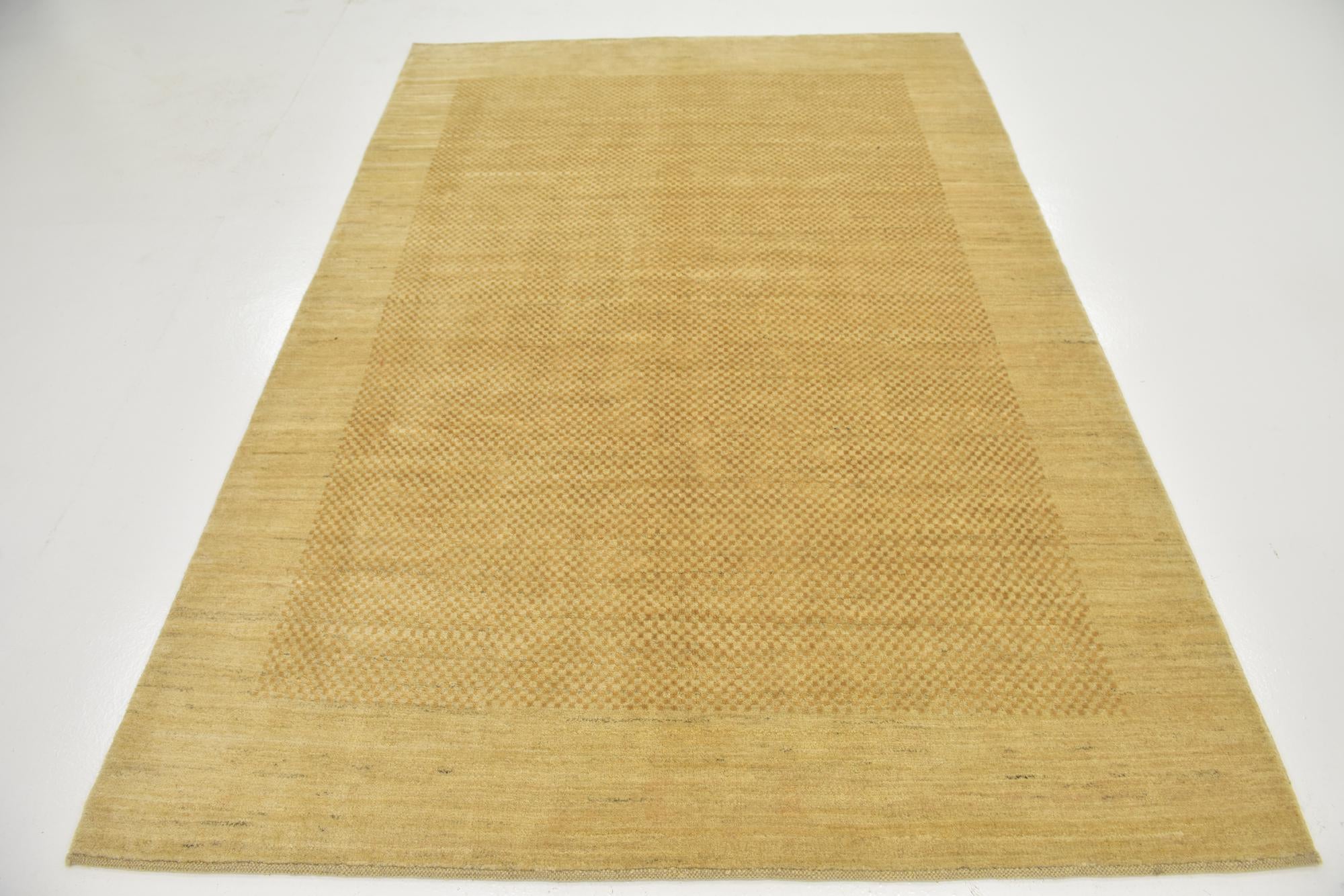 5' 7 x 8' Hand Knotted Kashkuli Gabbeh Wool Rug