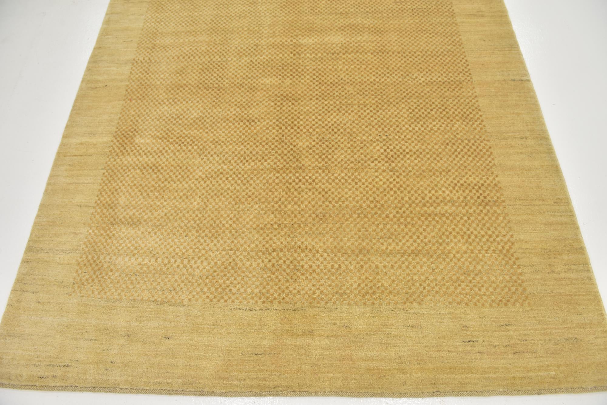 5' 7 x 8' Hand Knotted Kashkuli Gabbeh Wool Rug