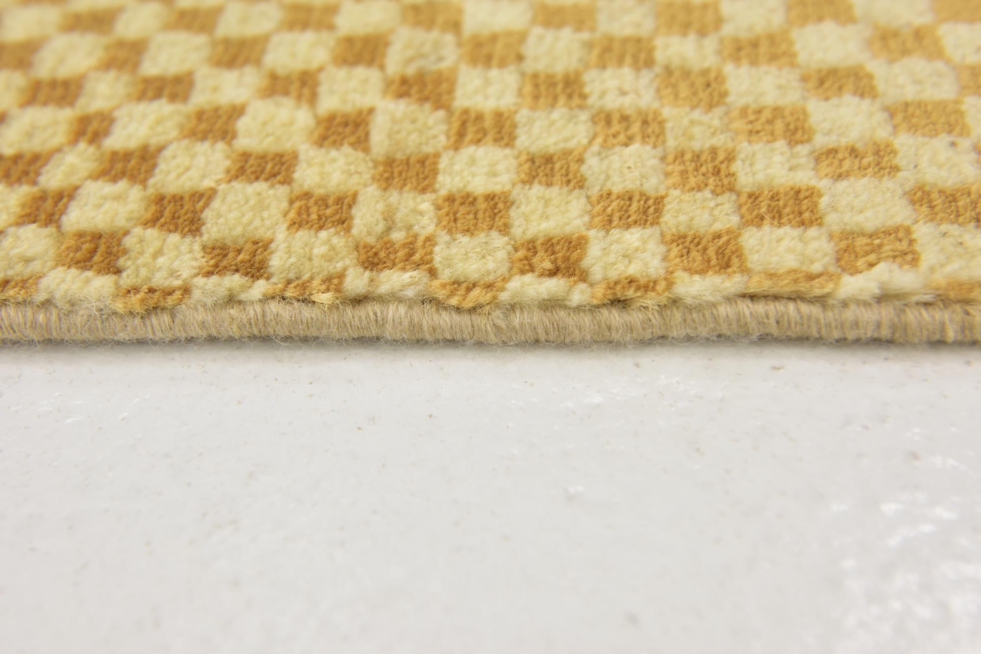 5' x 6' 8 Hand Knotted Kashkuli Gabbeh Wool Rug