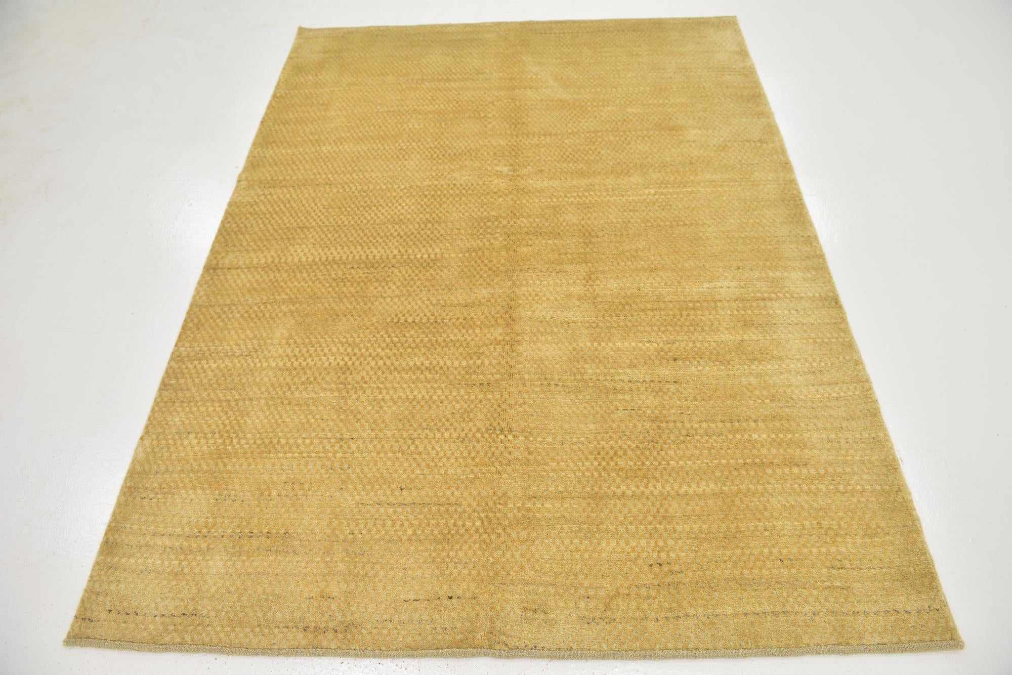 5' x 6' 6 Hand Knotted Kashkuli Gabbeh Wool Rug