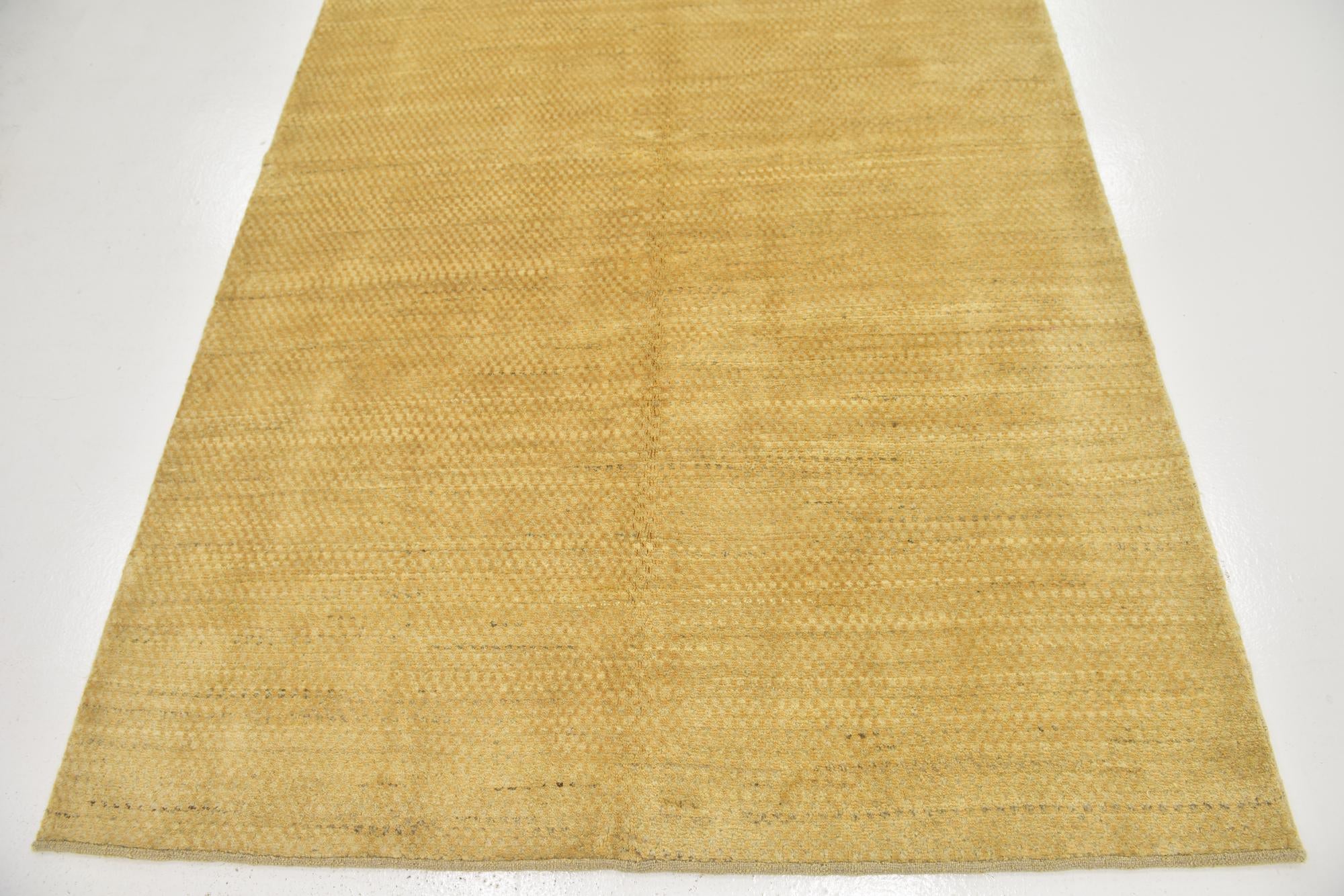 5' x 6' 6 Hand Knotted Kashkuli Gabbeh Wool Rug