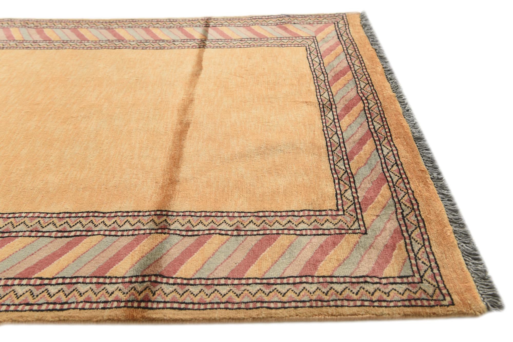 3' 3 x 5' Hand Knotted Kashkuli Gabbeh Oriental Wool Rug