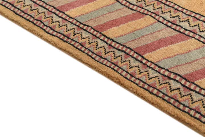 3' 3 x 5' Hand Knotted Kashkuli Gabbeh Oriental Wool Rug