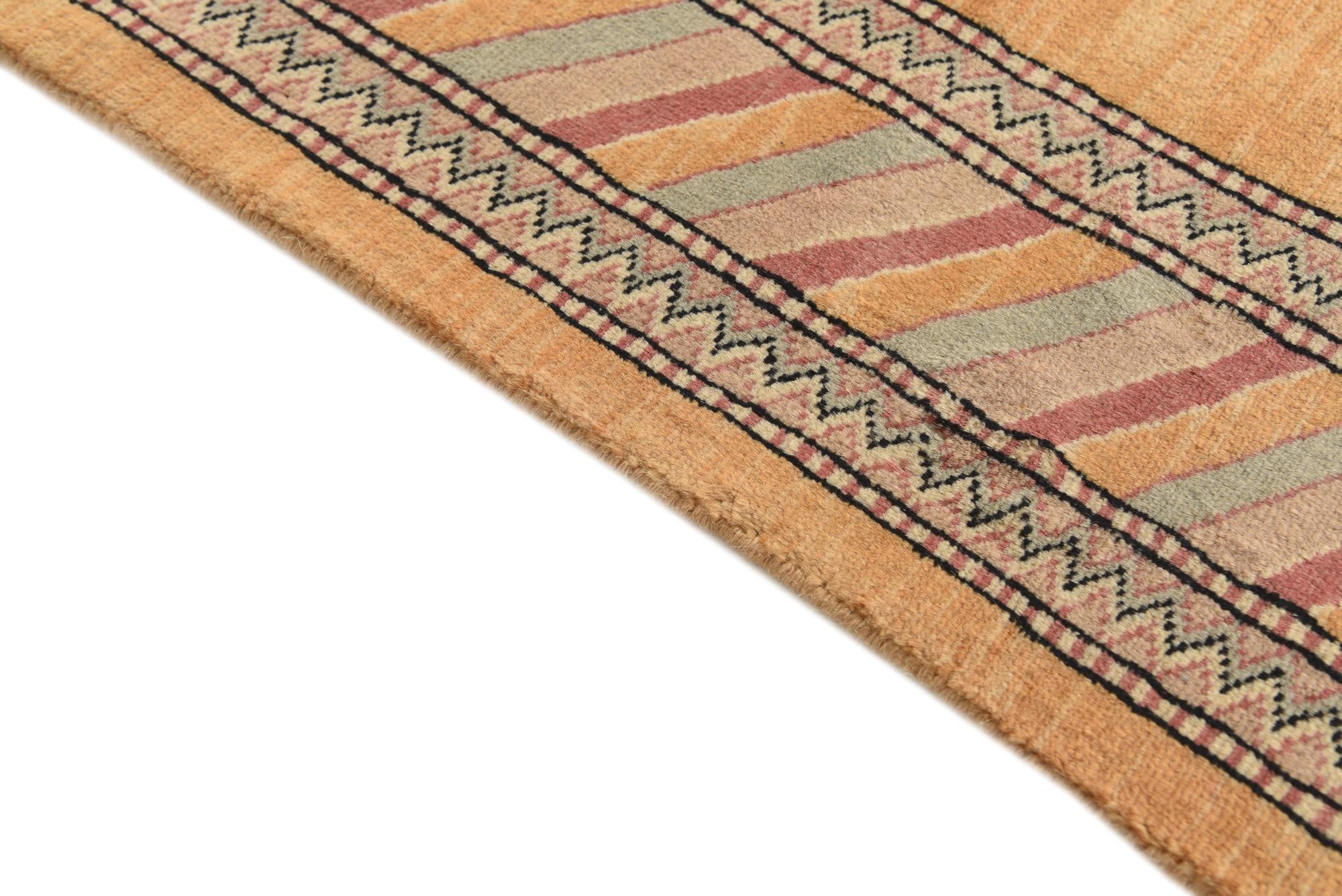 3' 2 x 5' 3 Hand Knotted Kashkuli Gabbeh Oriental Wool Rug