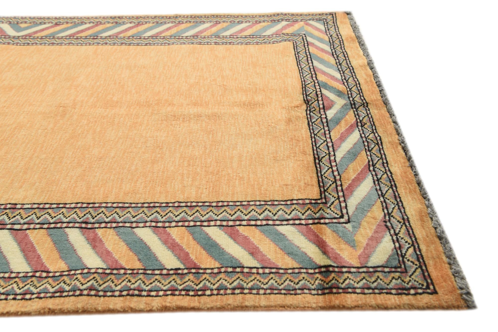 3' 3 x 5' 2 Hand Knotted Kashkuli Gabbeh Oriental Wool Rug