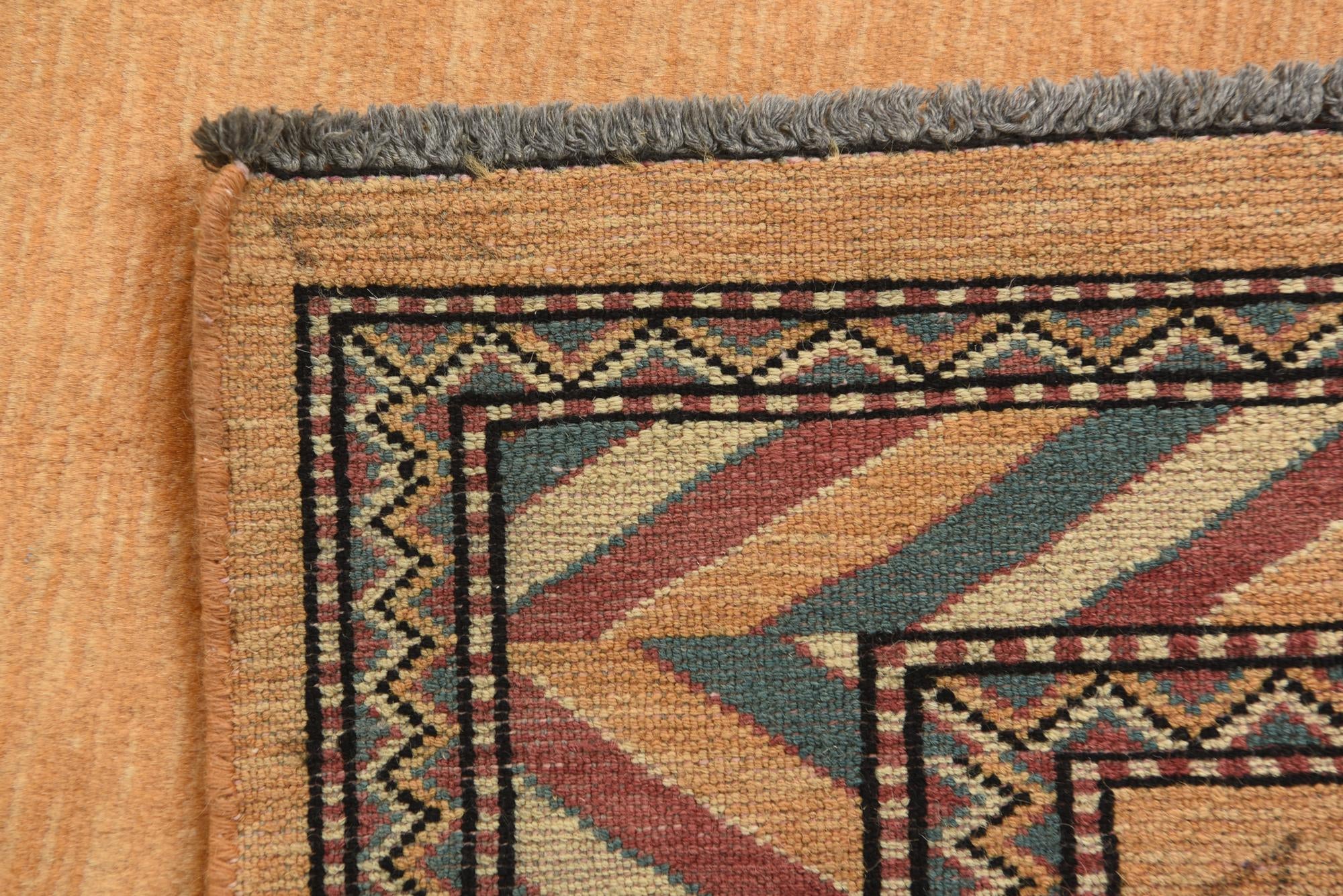3' 3 x 5' 2 Hand Knotted Kashkuli Gabbeh Oriental Wool Rug