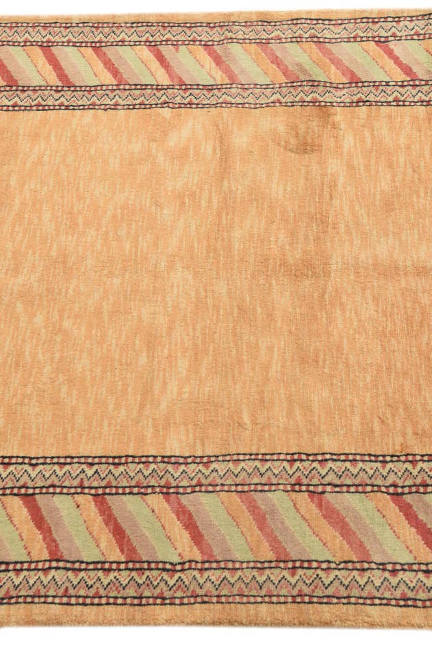Detail image of 3' 2 x 4' 10 Hand Knotted Kashkuli Gabbeh Oriental Wool Rug