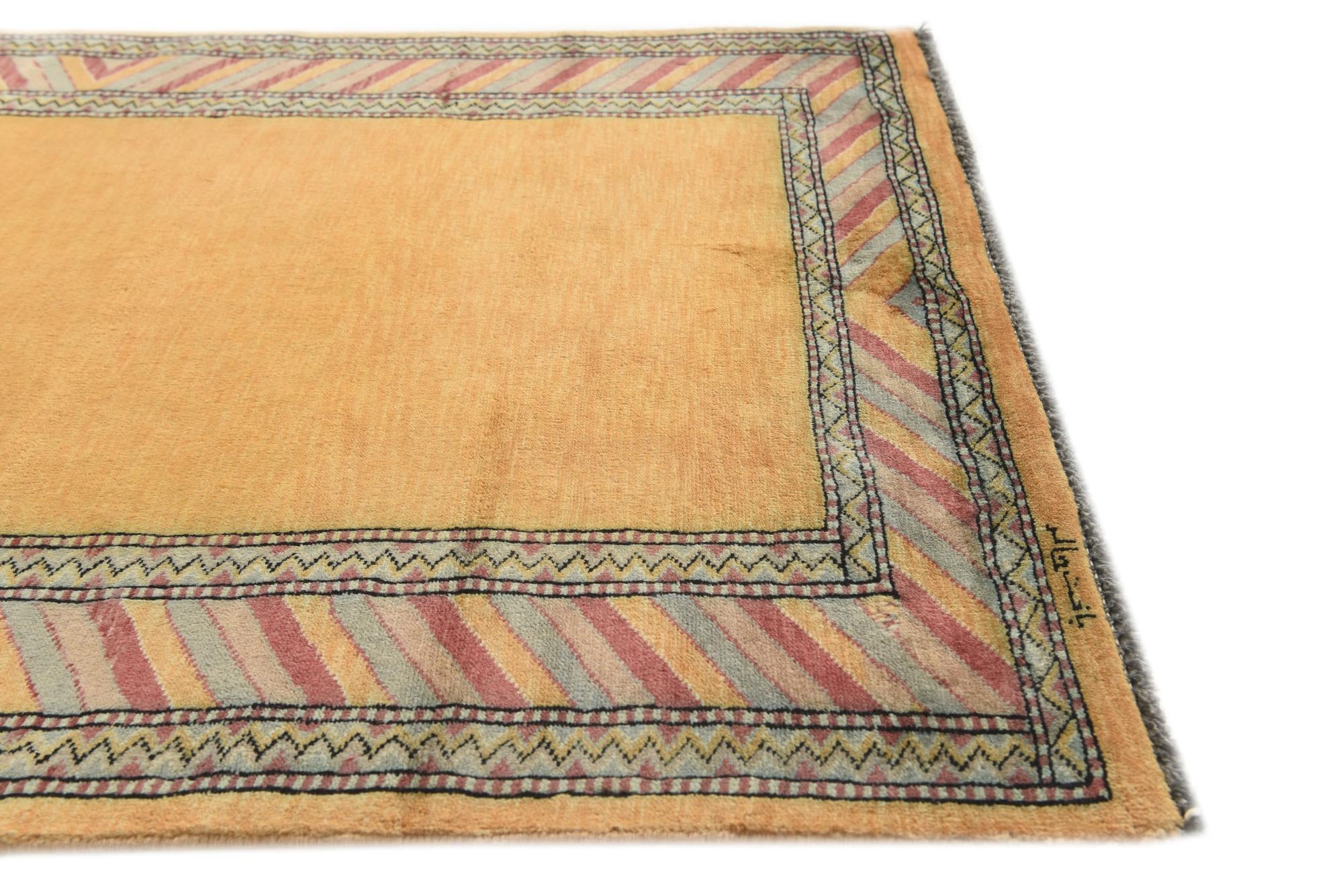 3' 2 x 5' Hand Knotted Kashkuli Gabbeh Oriental Wool Rug