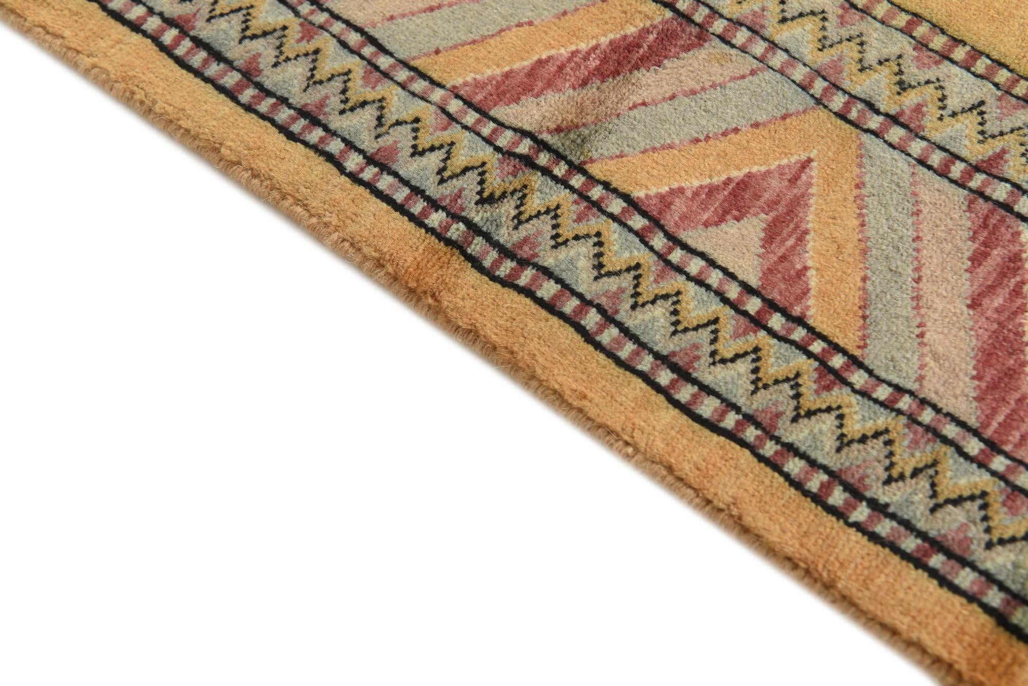 3' 2 x 5' Hand Knotted Kashkuli Gabbeh Oriental Wool Rug