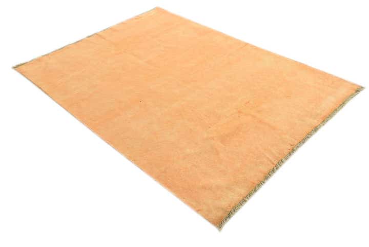 4' 6 x 6' 3 Hand Knotted Kashkuli Gabbeh Oriental Wool Rug
