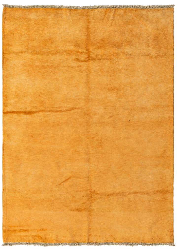 4' 6 x 6' 3 Hand Knotted Kashkuli Gabbeh Oriental Wool Rug
