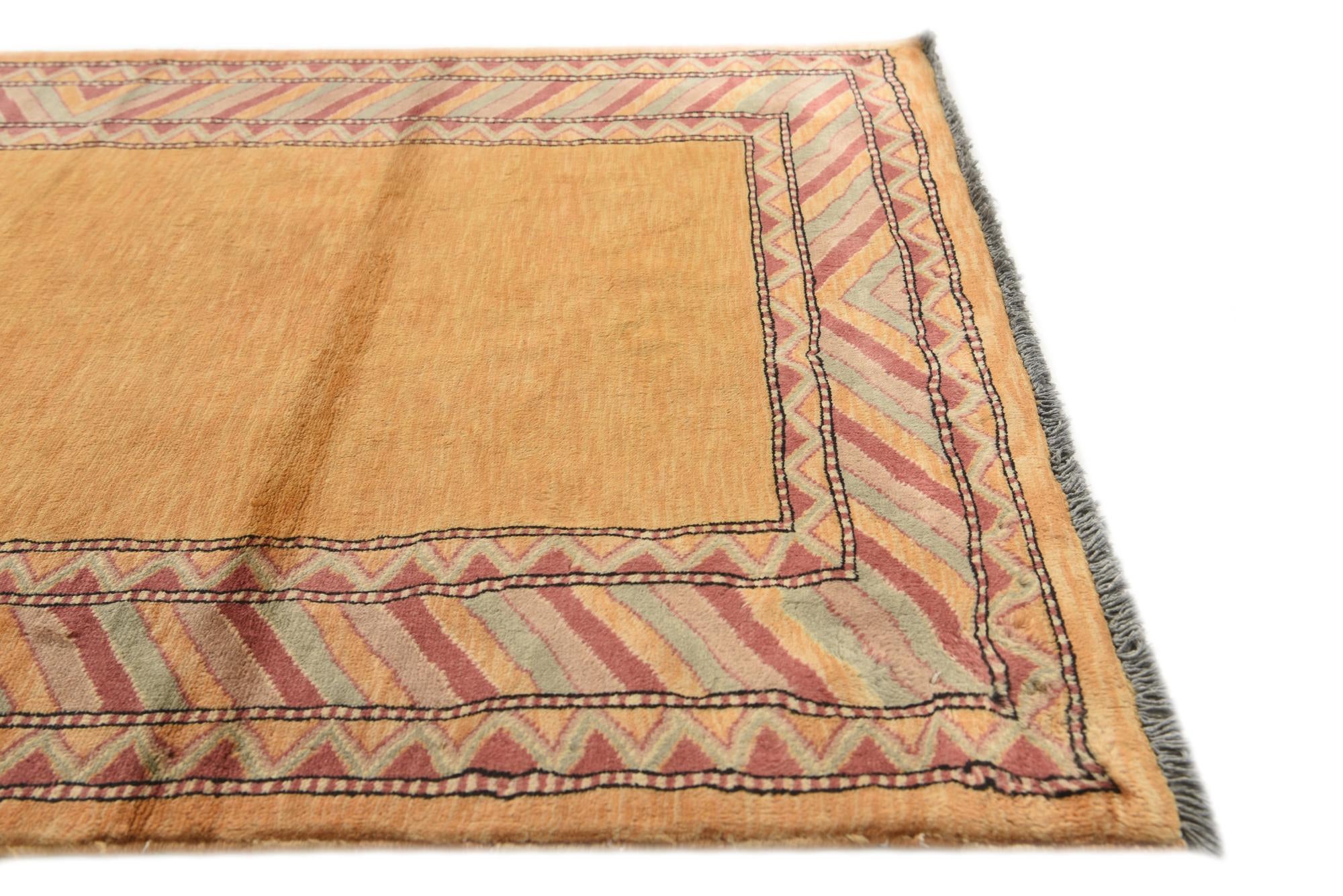 3' 2 x 5' 3 Hand Knotted Kashkuli Gabbeh Oriental Wool Rug