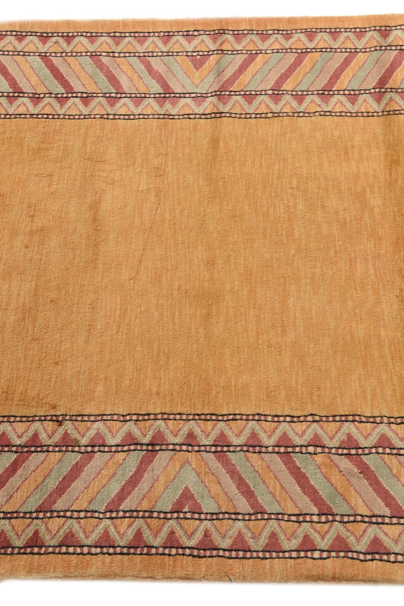 3' 2 x 5' 3 Hand Knotted Kashkuli Gabbeh Oriental Wool Rug