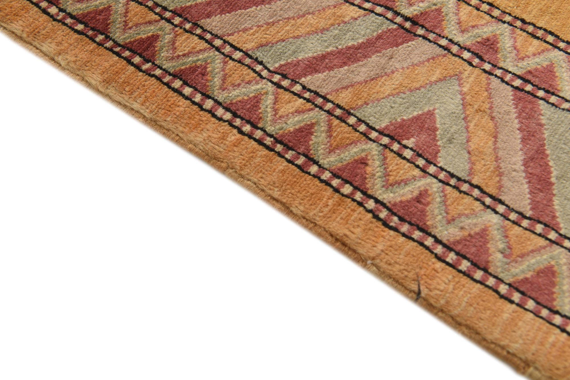 3' 2 x 5' 3 Hand Knotted Kashkuli Gabbeh Oriental Wool Rug