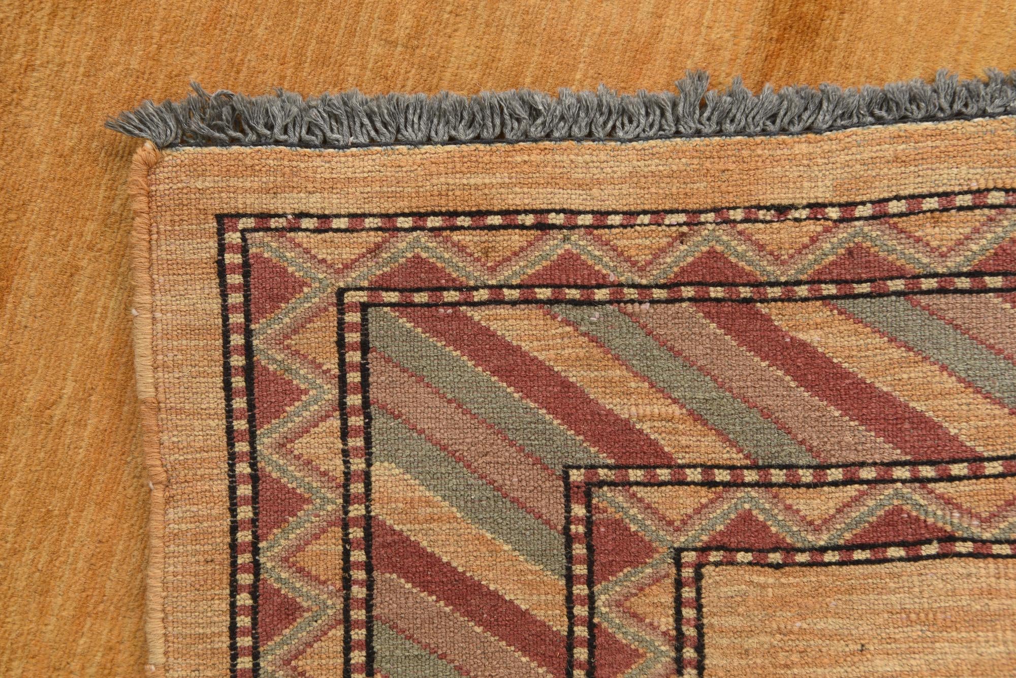 3' 2 x 5' 3 Hand Knotted Kashkuli Gabbeh Oriental Wool Rug