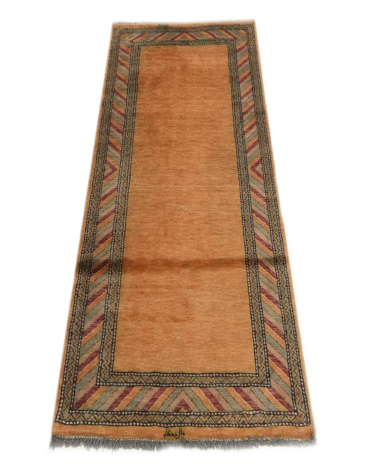 Detail image of 3' 2 x 5' 2 Hand Knotted Kashkuli Gabbeh Oriental Wool Rug