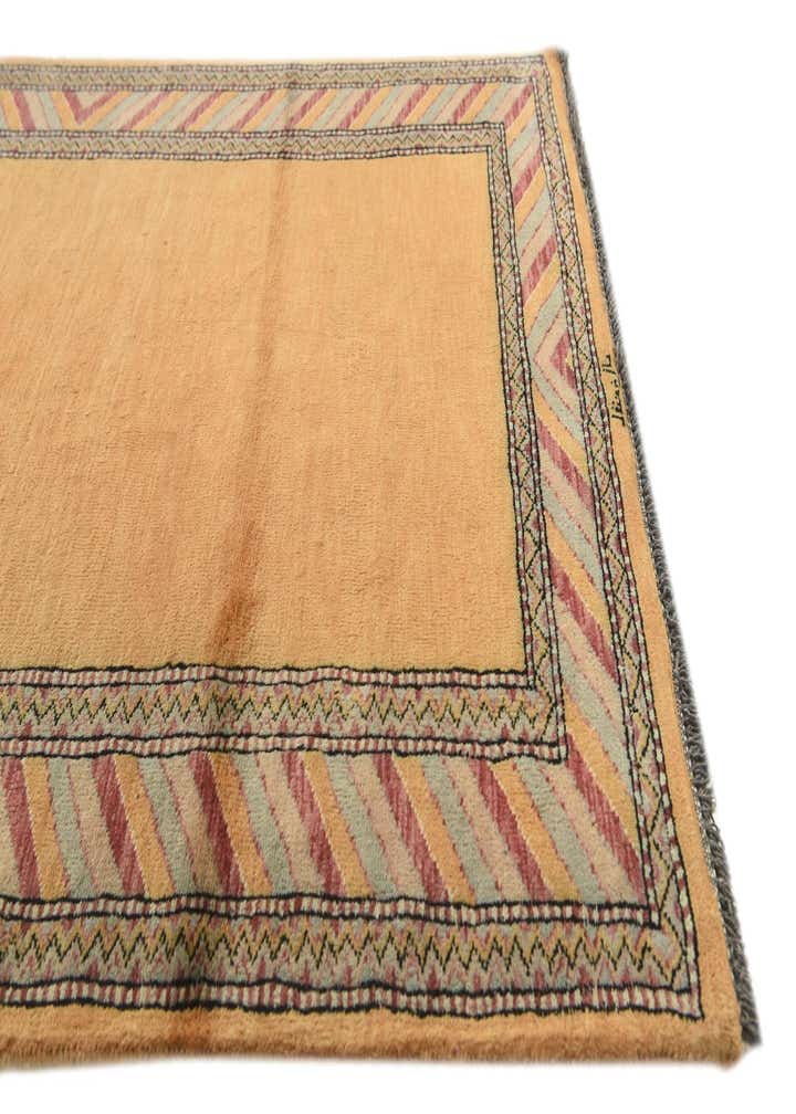 3' 2 x 5' 2 Hand Knotted Kashkuli Gabbeh Oriental Wool Rug