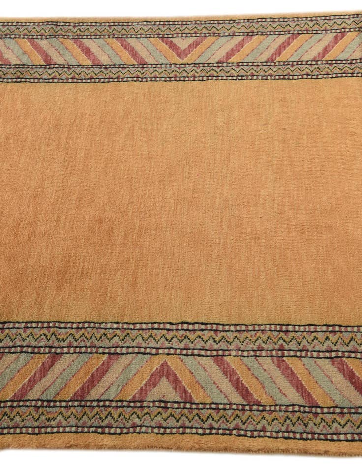 Detail image of 3' 2 x 5' 2 Hand Knotted Kashkuli Gabbeh Oriental Wool Rug