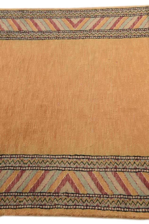 Detail image of 3' 2 x 5' 2 Hand Knotted Kashkuli Gabbeh Oriental Wool Rug