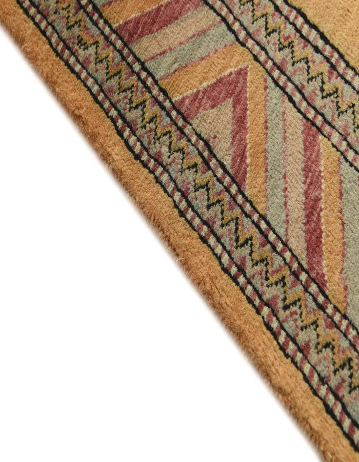 Detail image of 3' 2 x 5' 2 Hand Knotted Kashkuli Gabbeh Oriental Wool Rug