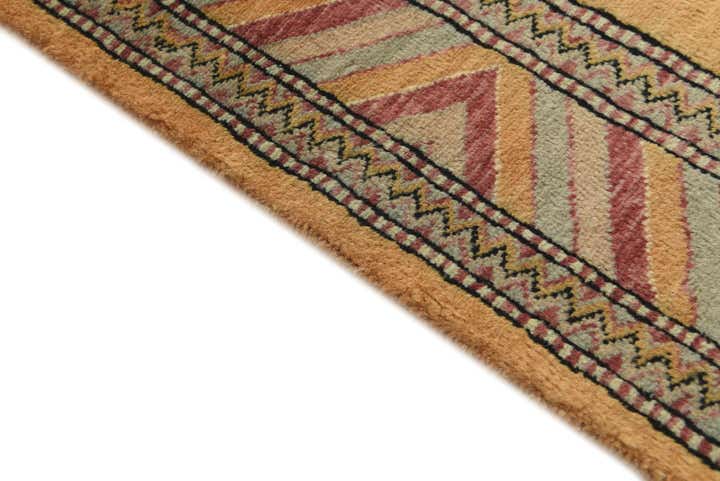 3' 2 x 5' 2 Hand Knotted Kashkuli Gabbeh Oriental Wool Rug
